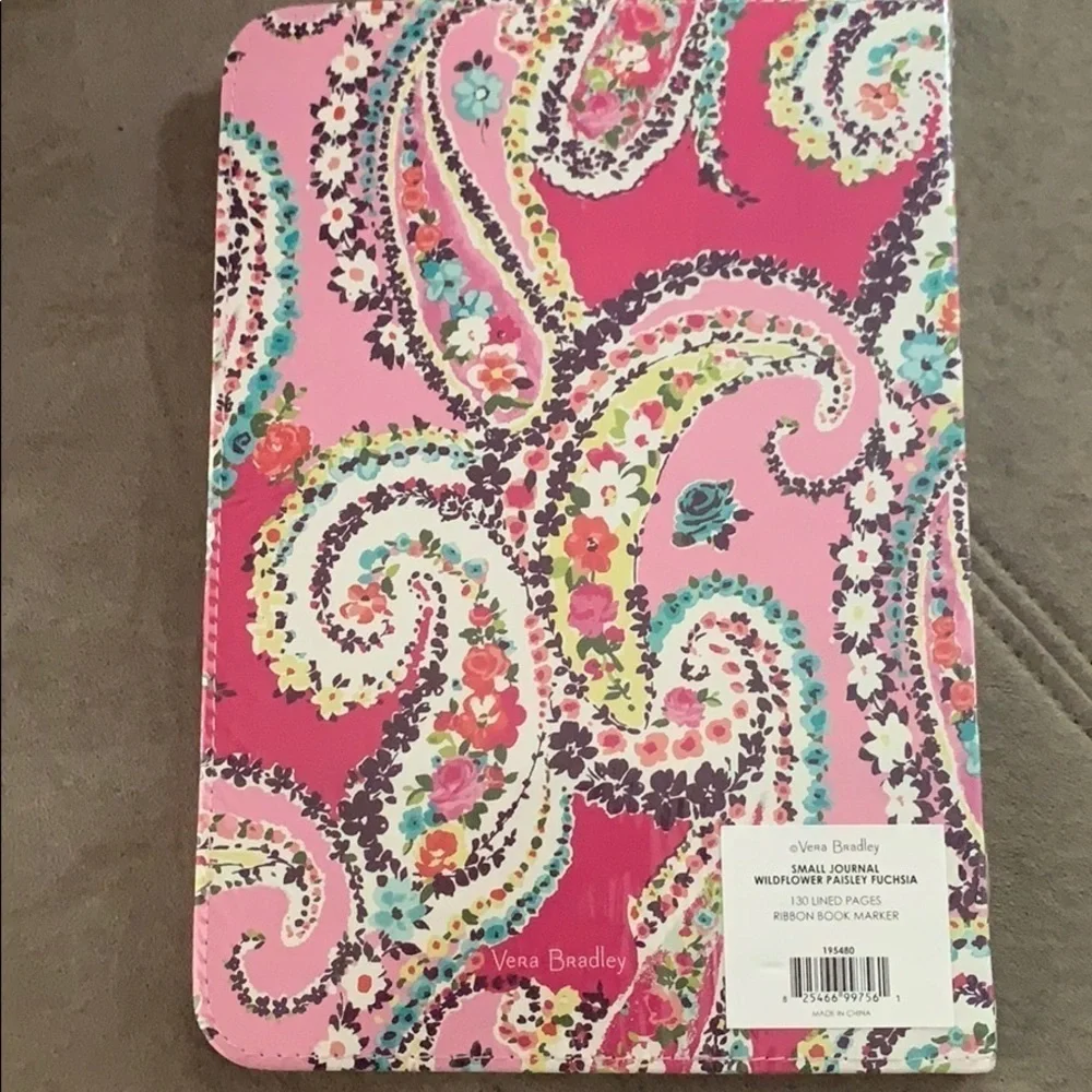 Vera Bradley wildflower Paisley journal/notebook